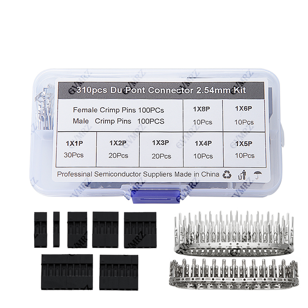 Male Female Header Pin - 310PCS/BOX 2.54mm Male+Female Dupont Wire Jumper