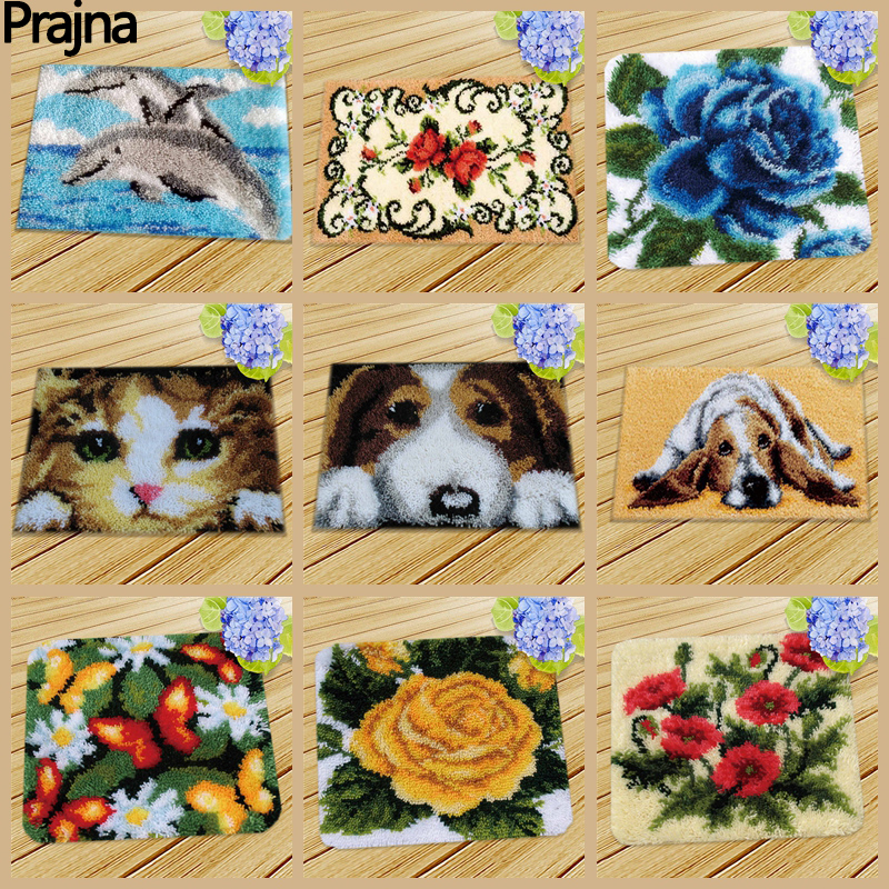 Diy Electronics Projects For Adults - Cartoon Cat Dog Carpet embroidery latch