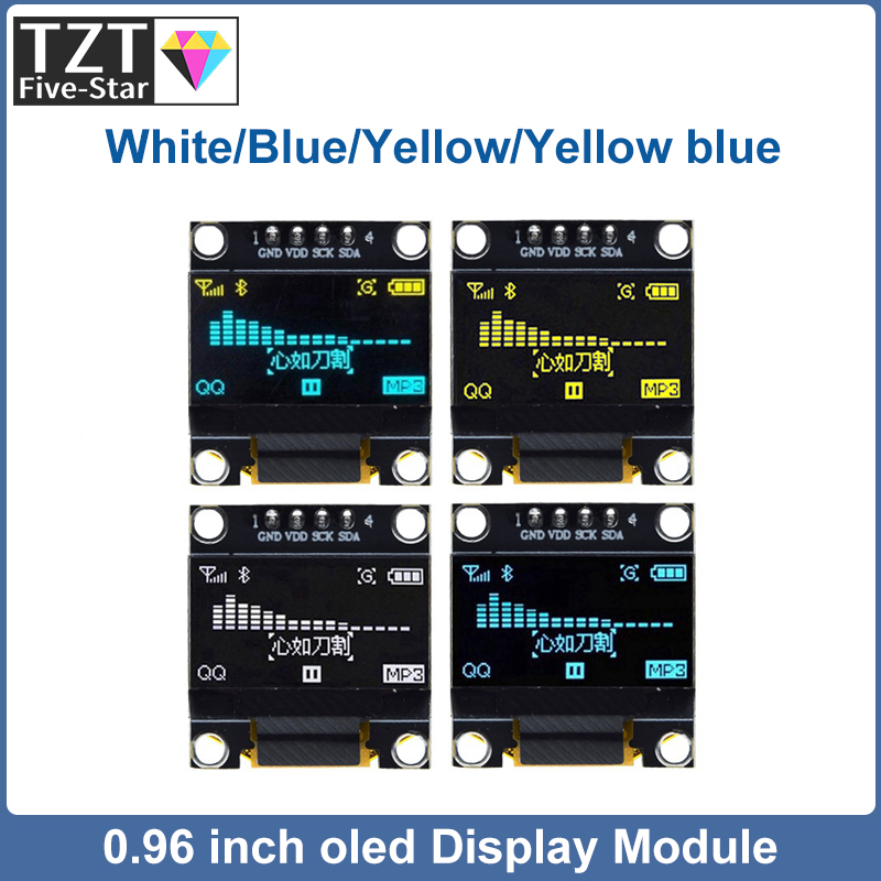 I2C Lcd Display - 0.96 inch oled IIC Serial White