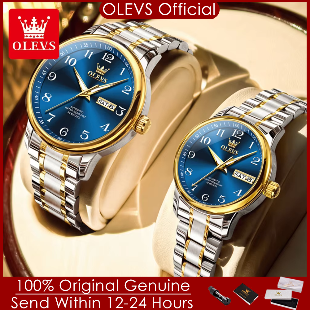 Push Button Tactile - OLEVS 7072 Automatic Watches for Men