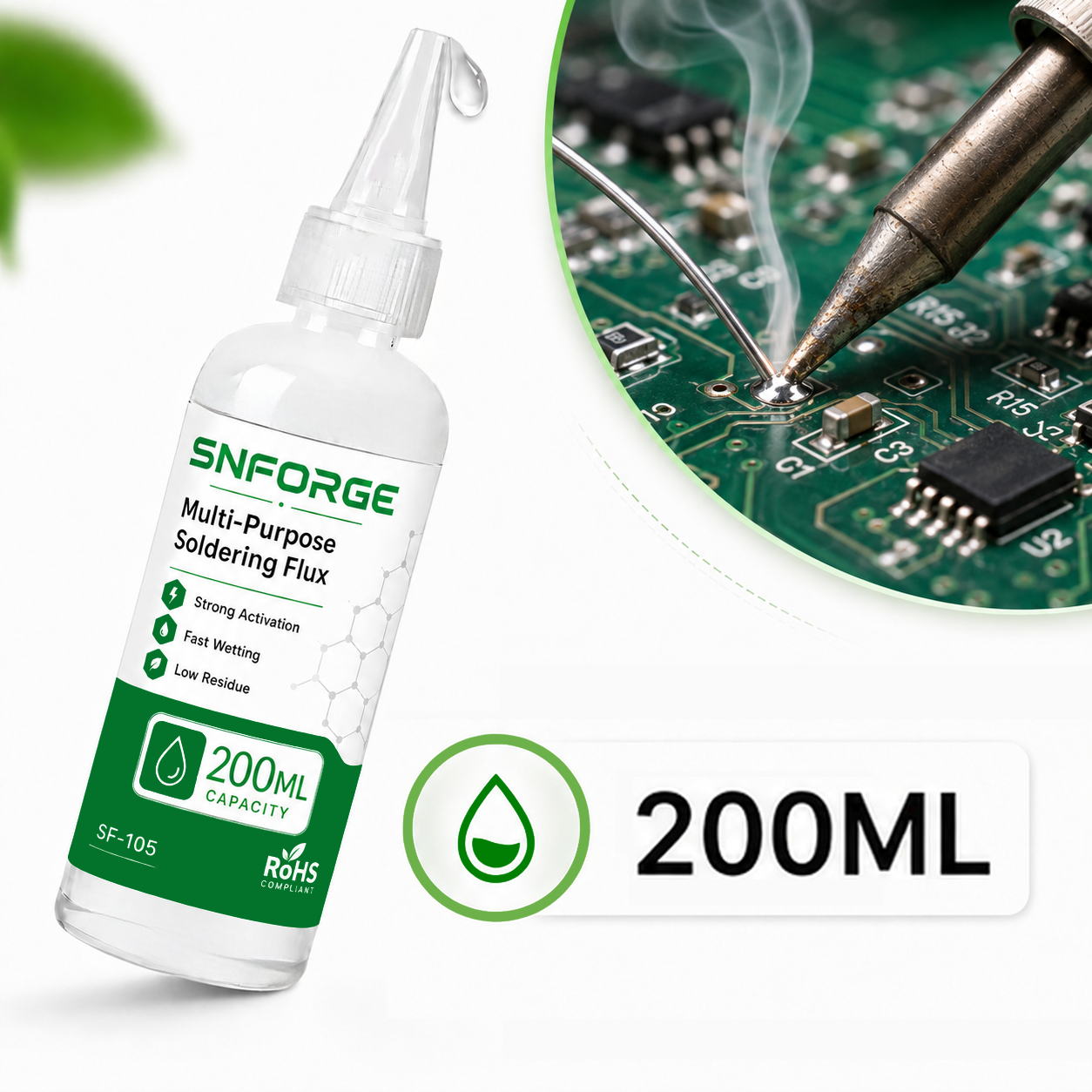 Diy Electronics Stores - Liquid flux Multi-Purpose Soldering Strong Activation