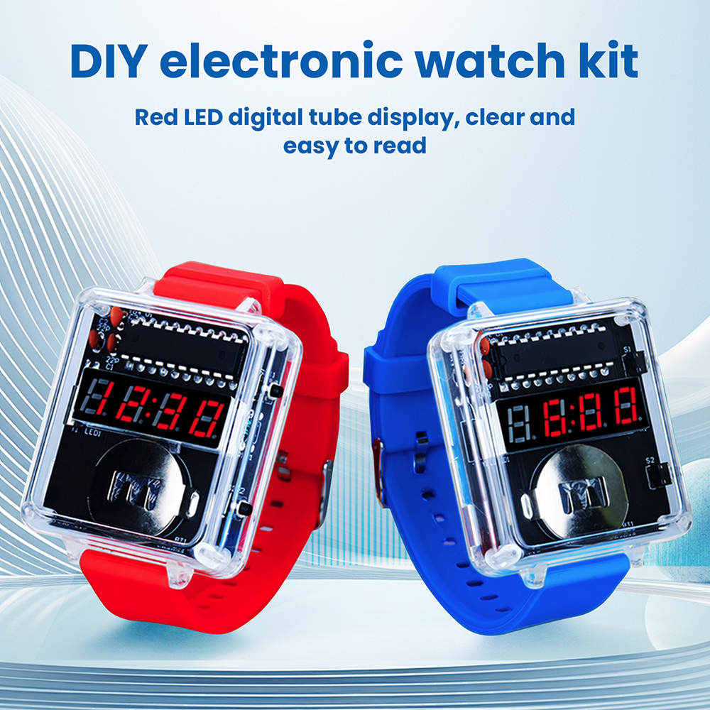 Diy Electronics For Kids - DIY Electronic Watch Kit 0.28'' LED