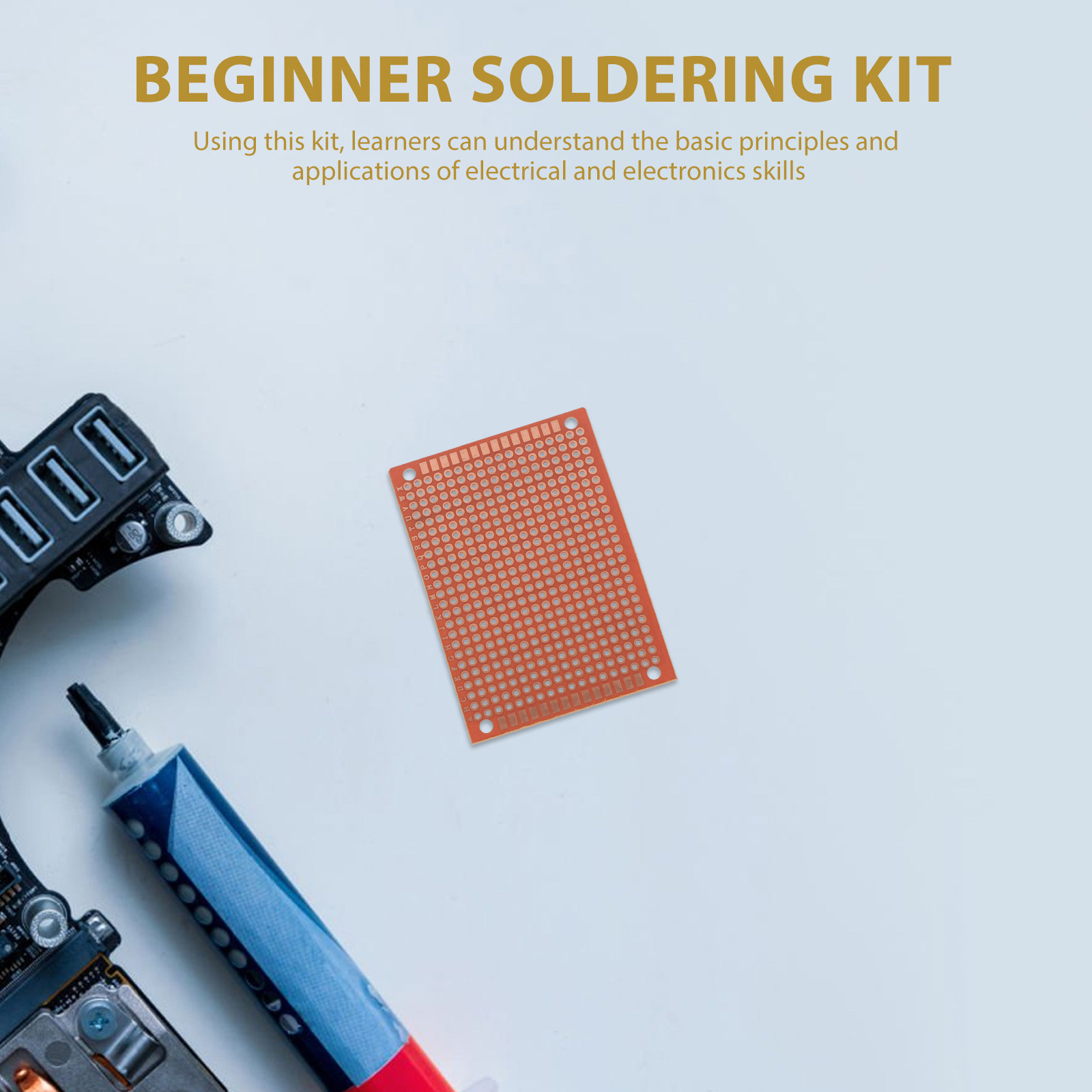 1Set Beginner Soldering Kit wi - Diy Electronics Projects For Adults reseña y precio