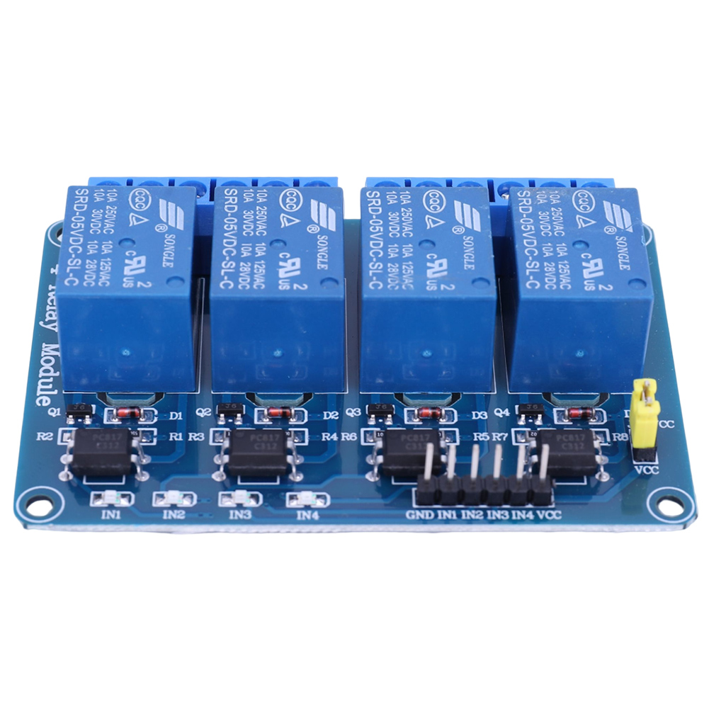 5V 12V 4 Channel Relay Board w - Relay Module 5V reseña y precio