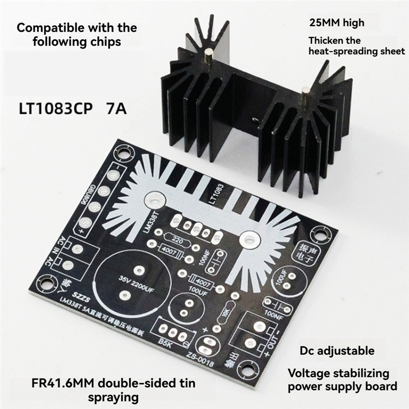 ABZZ-LT1083 7A Output Adjustab - Useful Diy Electronics reseña y precio