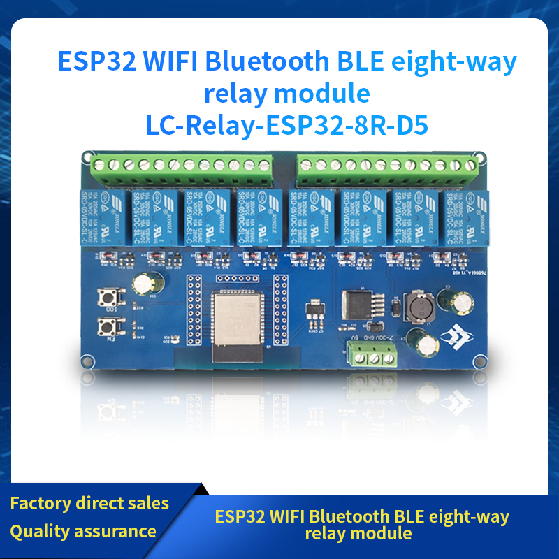 ESP8266 / ESP32 WIFI 8 Channel - Relay Module 5V reseña y precio