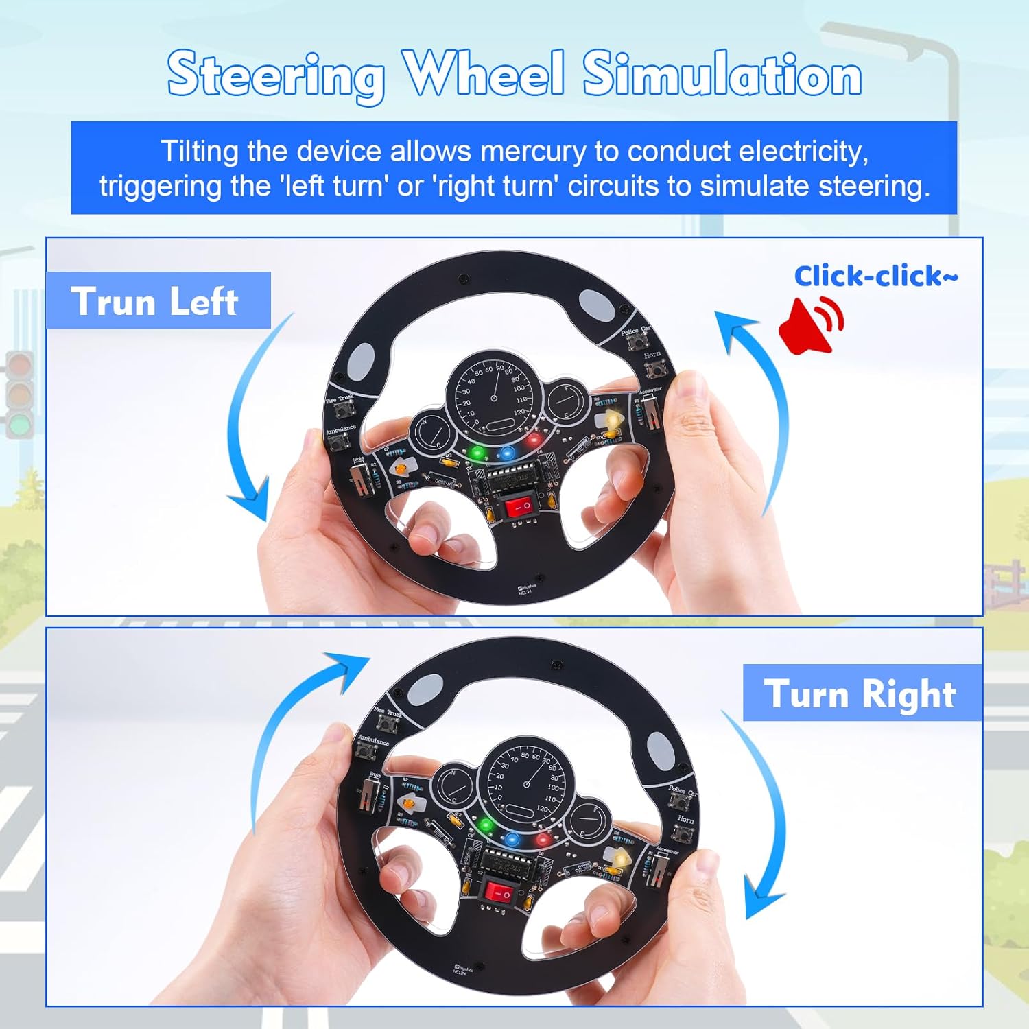 Car Steering Wheel DIY Solderi - Diy Electronics Projects For Adults reseña y precio