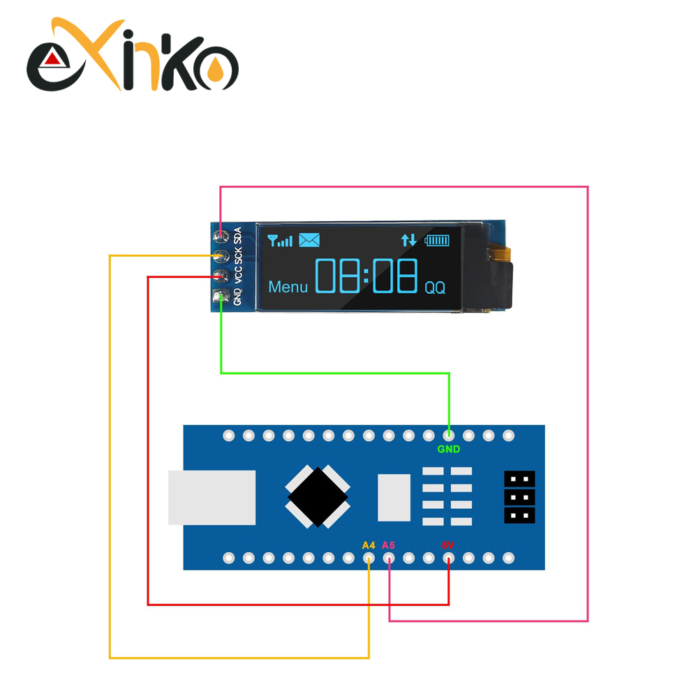 1-10pcs 0.91 inch OLED display - I2C Lcd Display reseña y precio