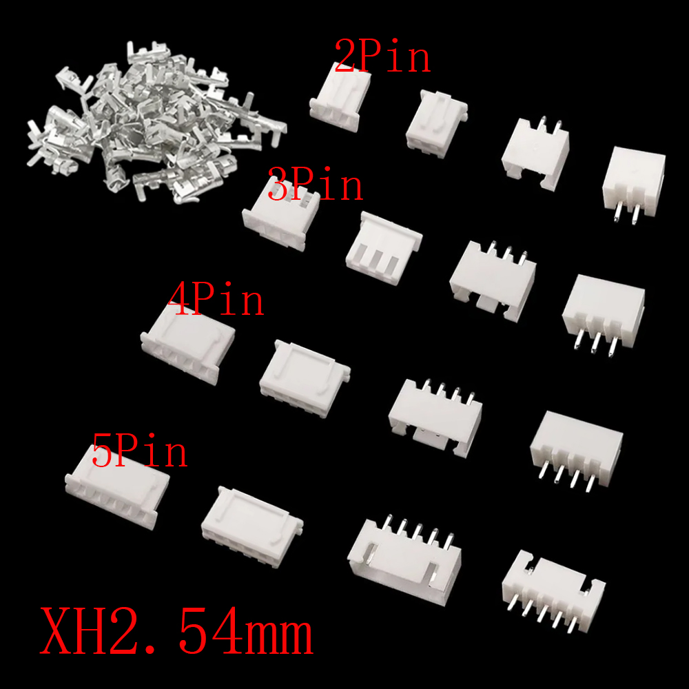 100Pcs XH2.54 JST Connector Te - Male Female Header Pin reseña y precio