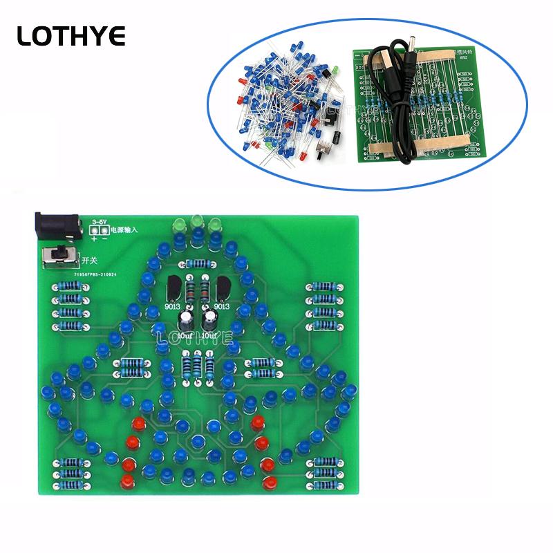 DC 3-5V LED Light Swing Wind C - Diy Analog Electronics reseña y precio