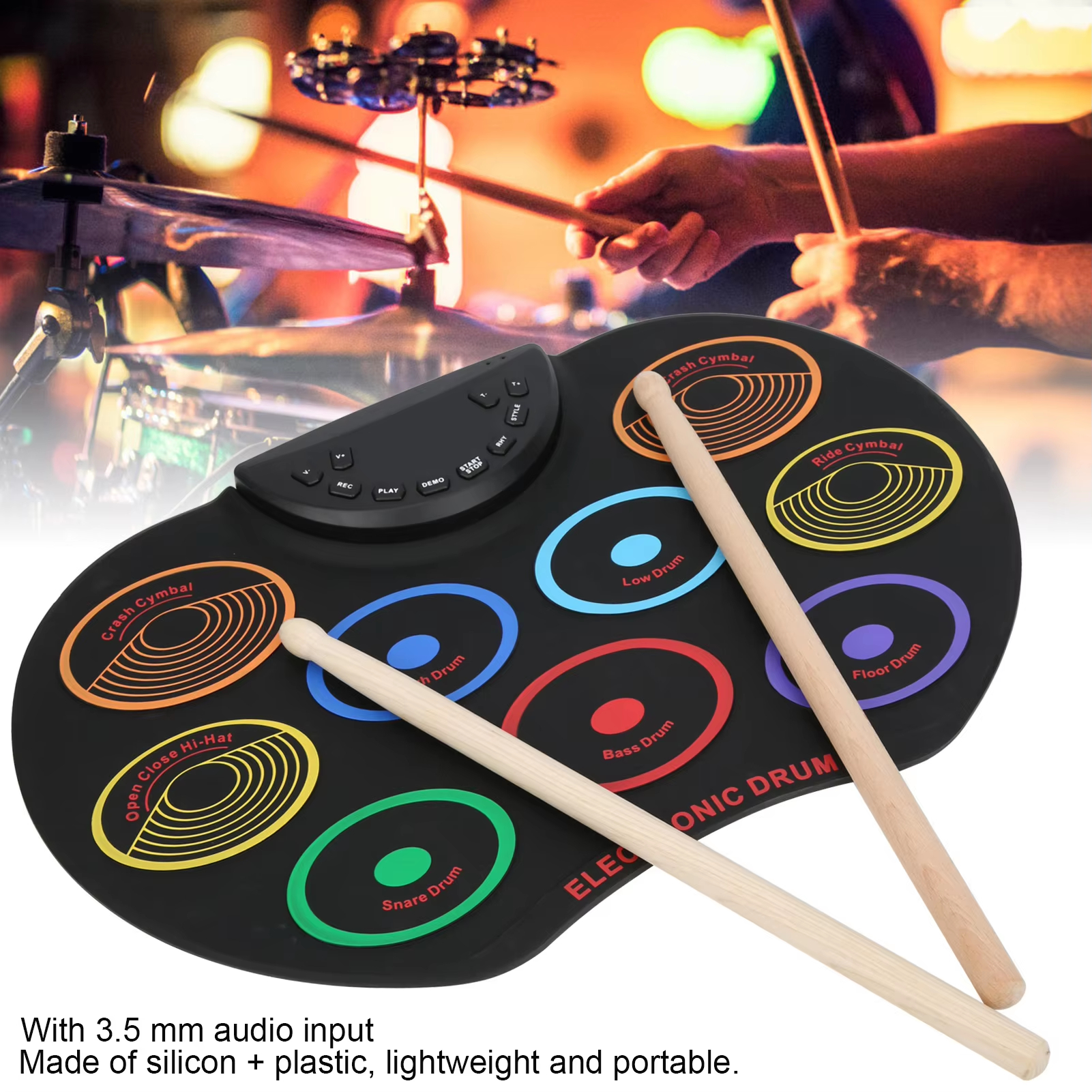 Miwayer 9-Pad Roll-Up Electron - Diy Electronics Projects For Adults reseña y precio