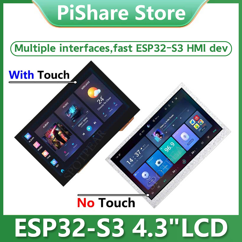 ESP32 S3 4.3inch LCD 800x480 C - I2C Lcd Display reseña y precio