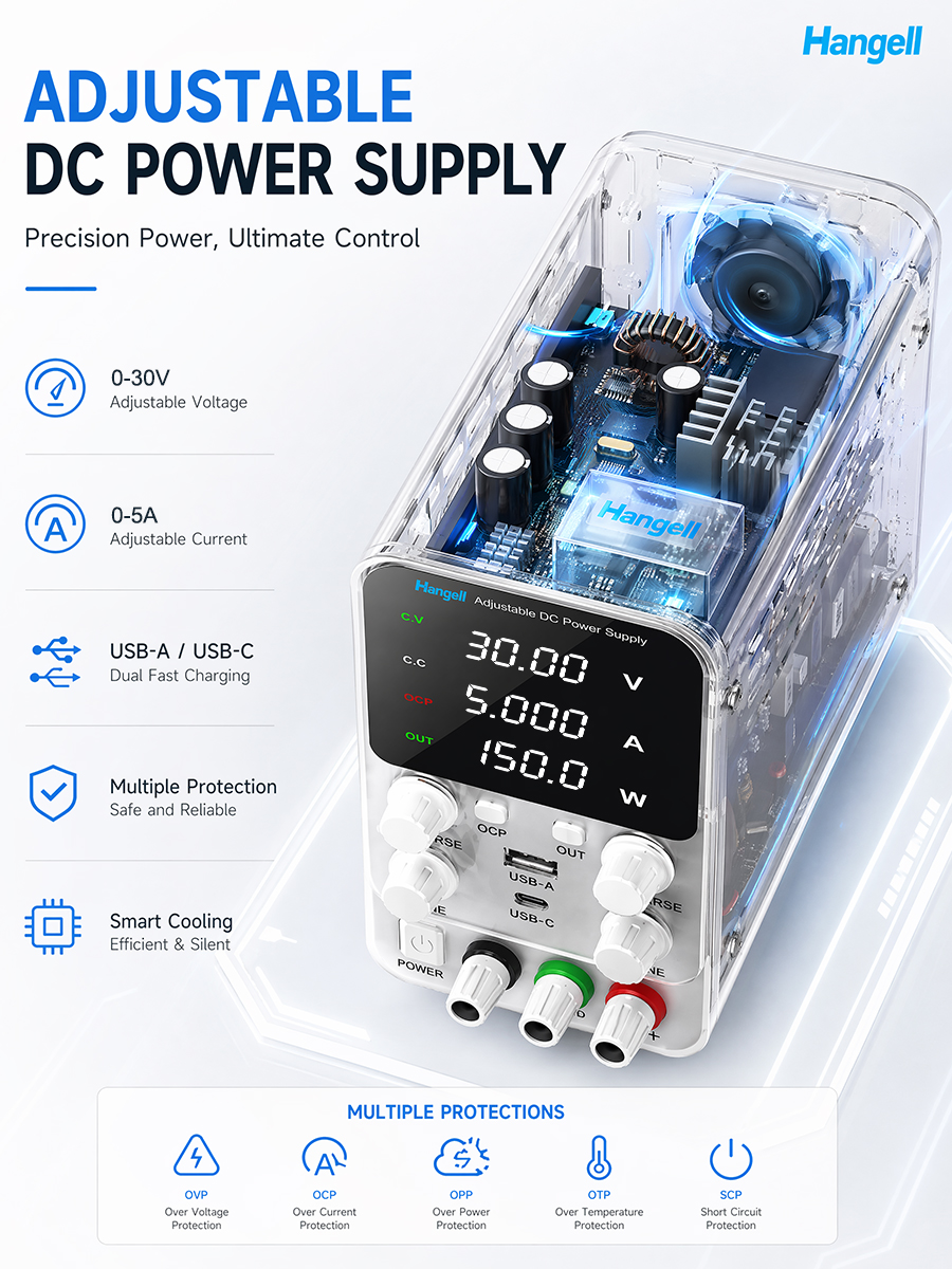 DC Laboratory Power Supply Adj - Dc Power Supply Variable reseña y precio