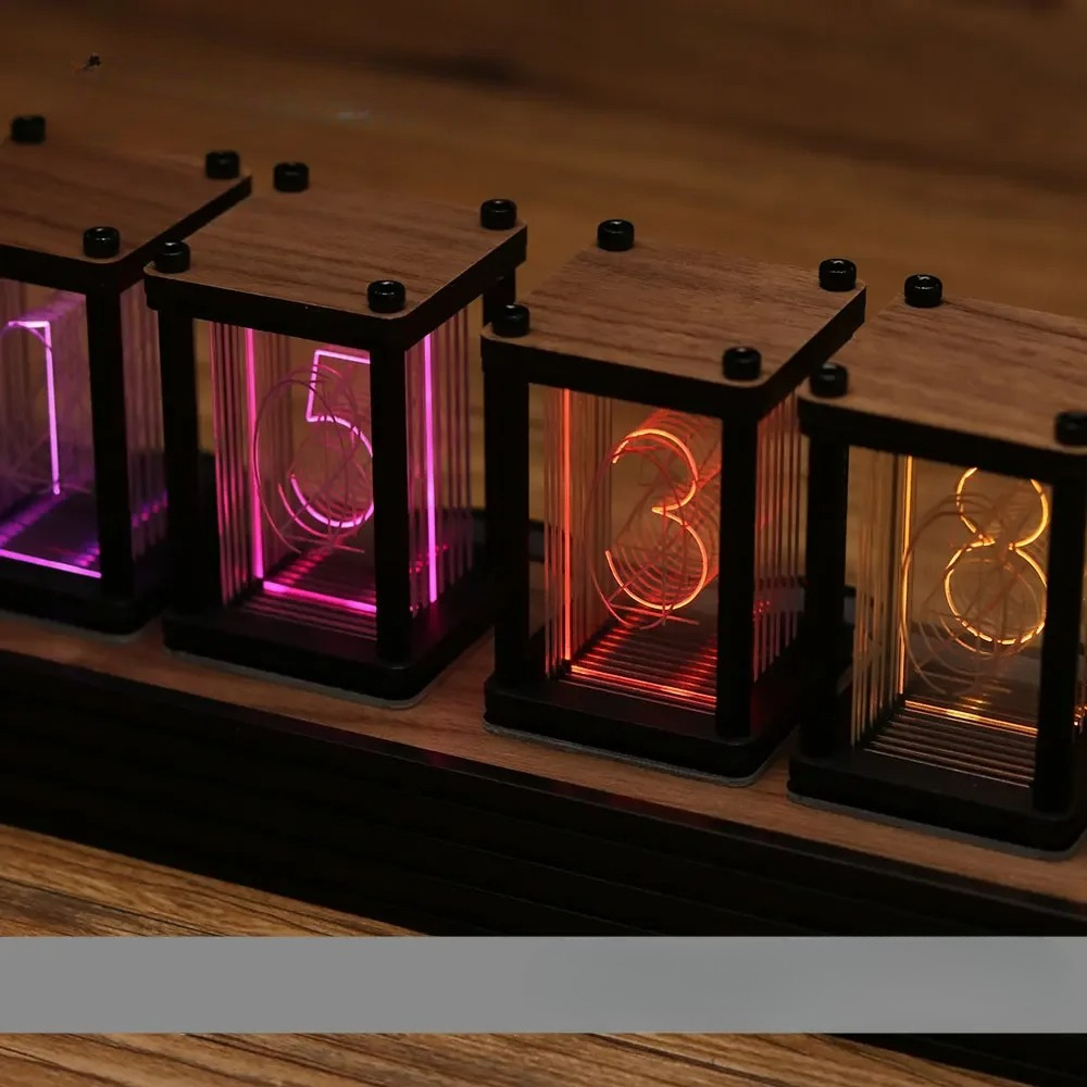 RGB Nixie Tube Clock DIY Table - Diy Electronics Ideas reseña y precio