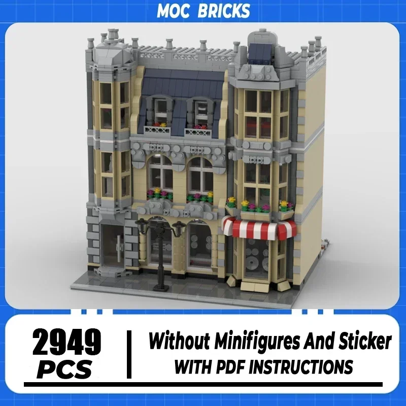 City Street View Moc Building  - Diy Electronics Stores reseña y precio