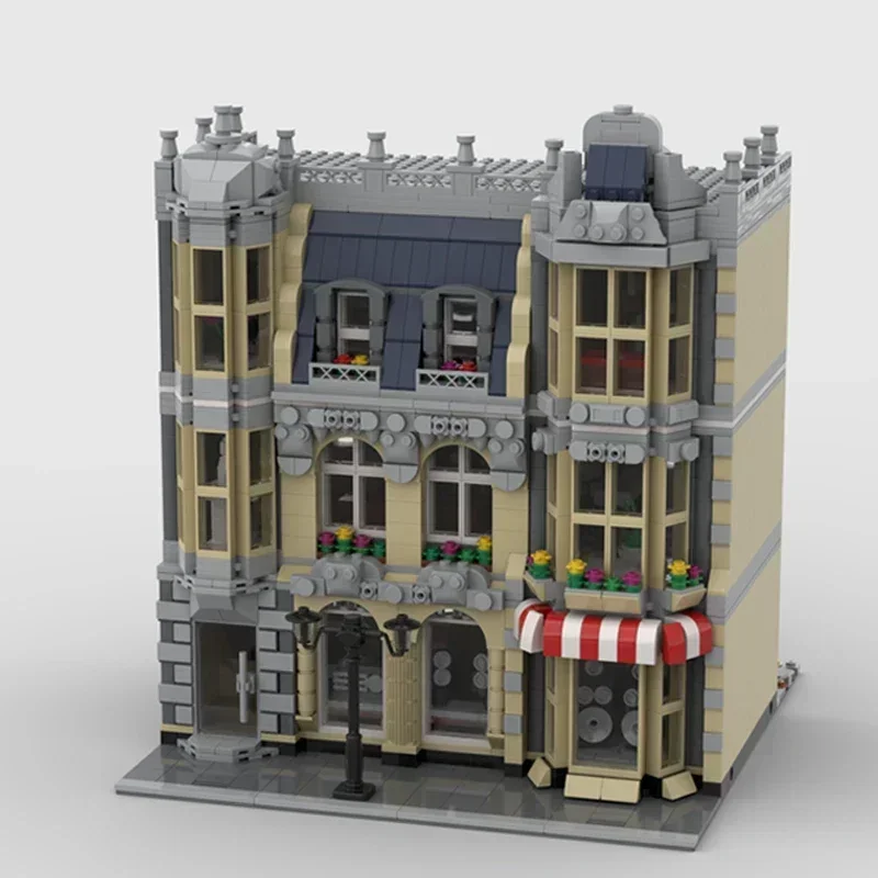 City Street View Moc Building  - Diy Electronics Stores reseña y precio