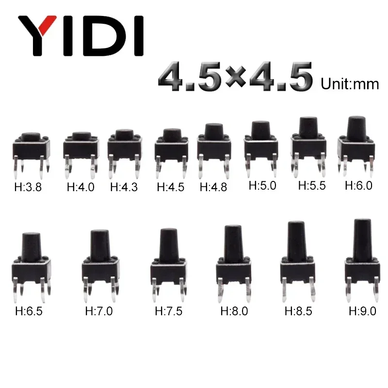 50pcs Panel PCB On Off Momenta - Push Button Tactile reseña y precio