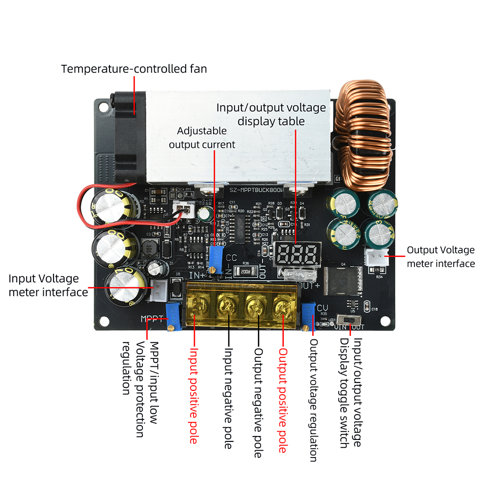 800W 25A MPPT Solar Charging P - Dc Power Supply Variable reseña y precio