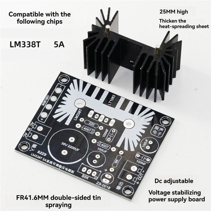 ABNR Adjustable Linear Regulat - Diy Electronics Filament reseña y precio
