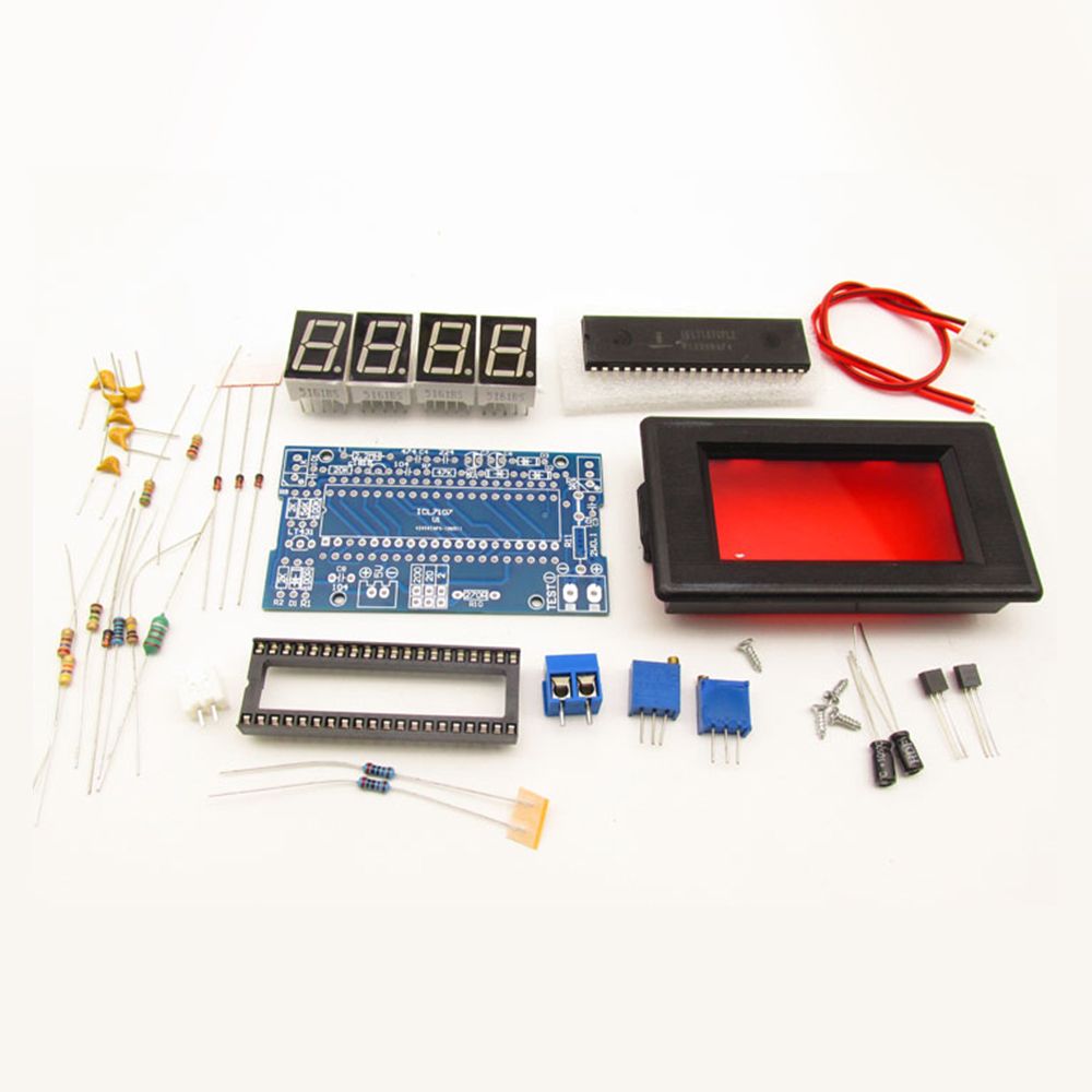 ICL7107 Voltmeter DIY Kit Part - Diy Analog Electronics reseña y precio