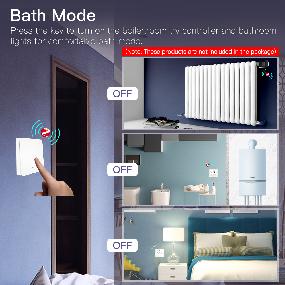 MOES Tuya ZigBee Scene Switch  - Push Button Tactile reseña y precio