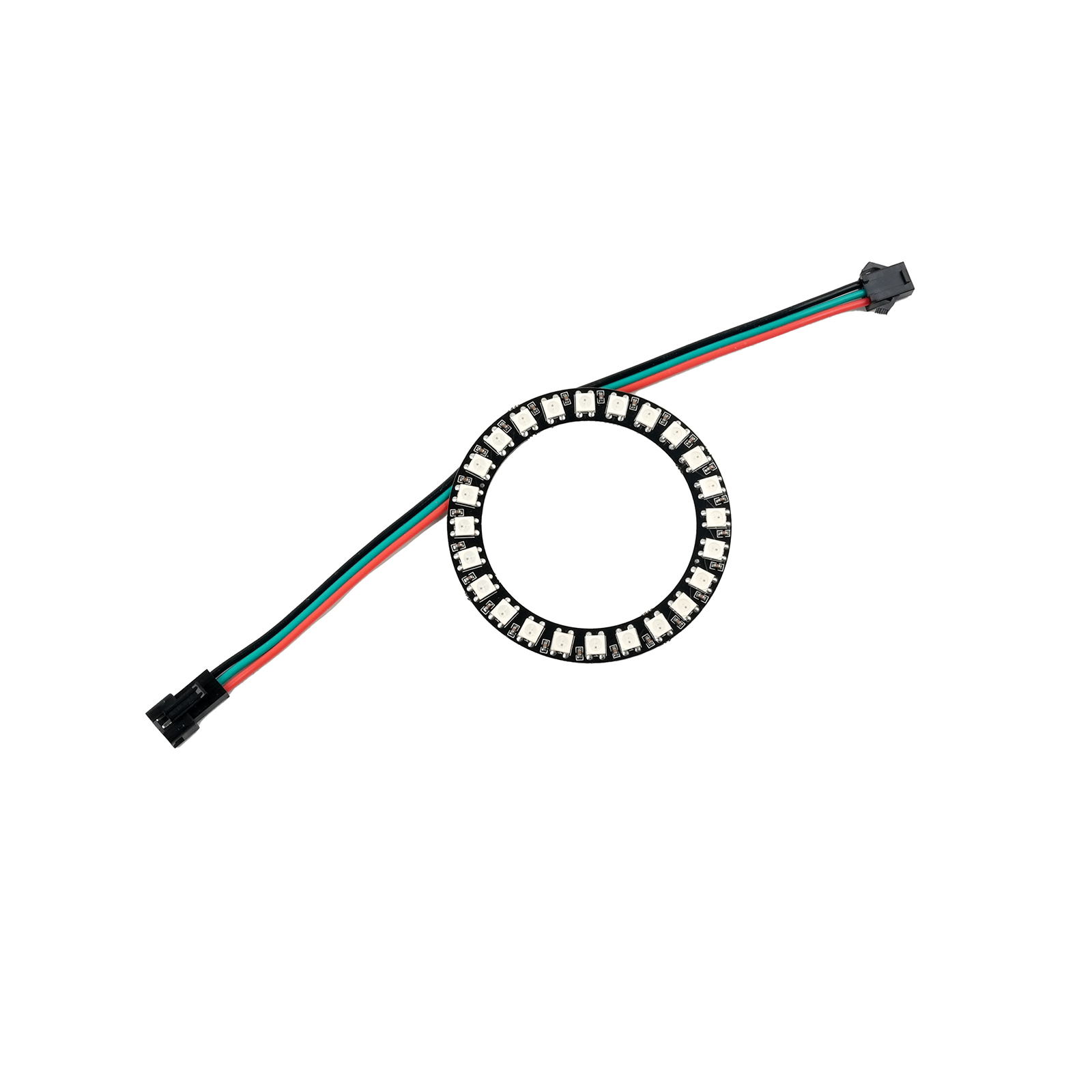 Smart WS2812B 24LED Ring Light - Diy Electronics Address reseña y precio