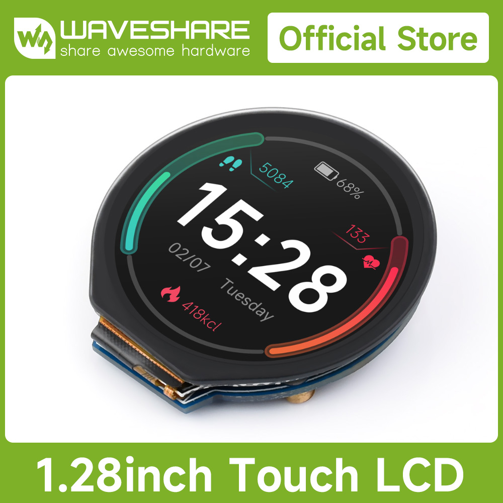 Waveshare 1.28inch Round LCD D - I2C Lcd Display reseña y precio