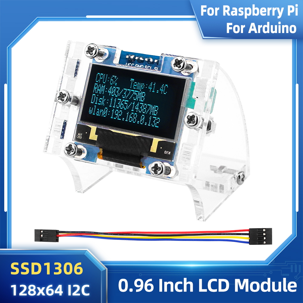 0.96 Inch OLED SSD1306 I2C IIC - I2C Lcd Display reseña y precio