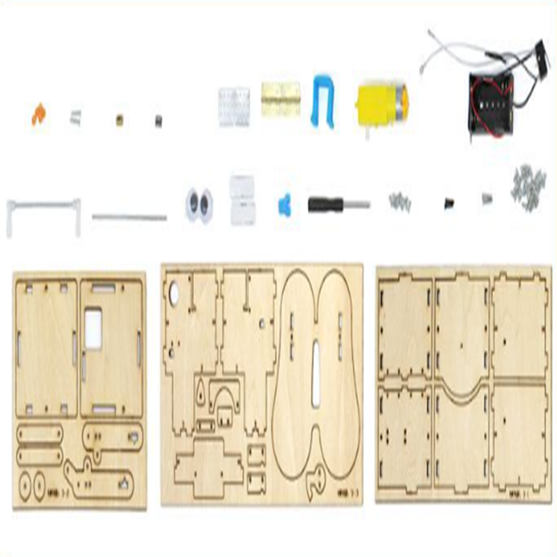 Wooden Assemble DIY Robot Eati - Diy Electronics For Kids reseña y precio