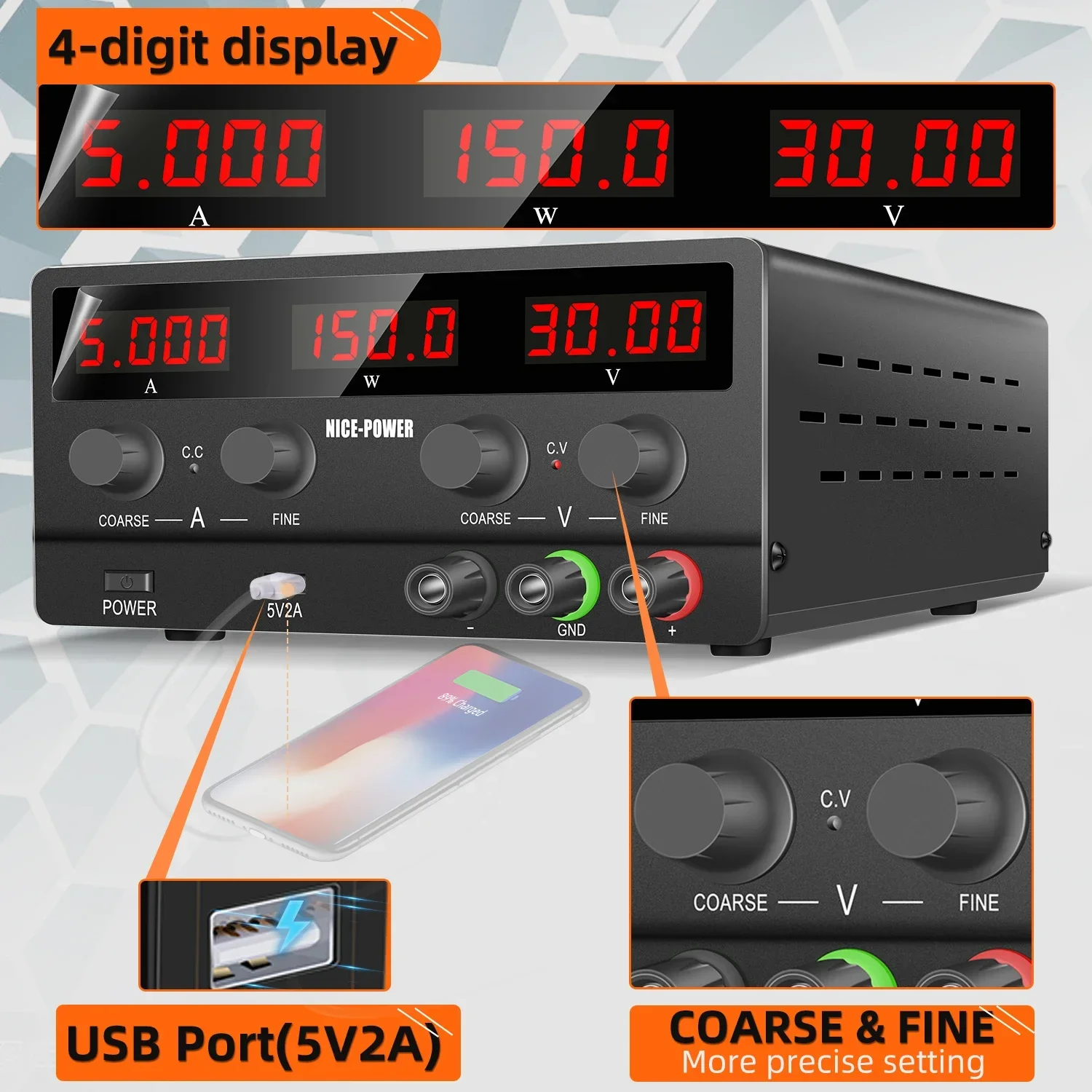 30V 5A 150W DC Power Supply NI - Dc Power Supply Variable reseña y precio