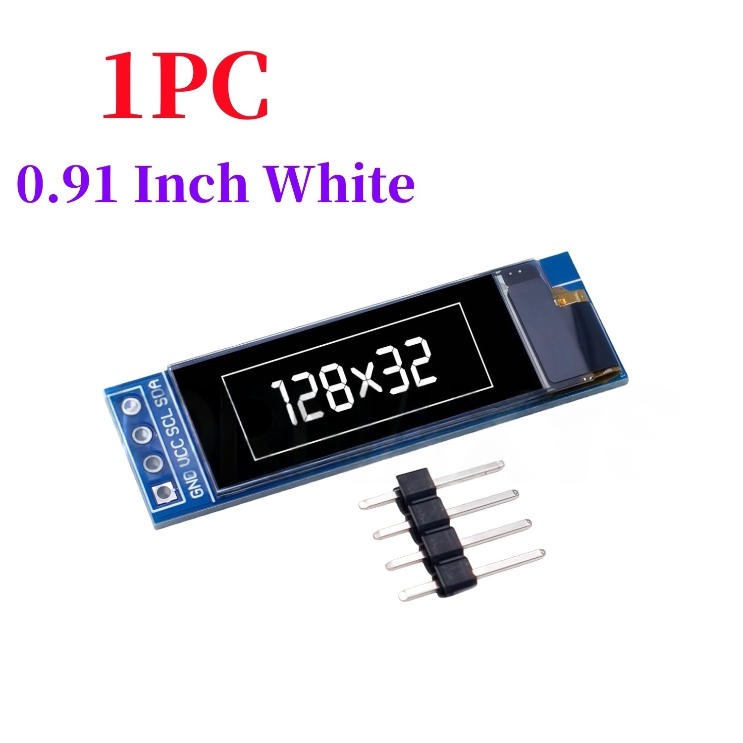 0.91 Inch 128x32 IIC I2C White - I2C Lcd Display reseña y precio