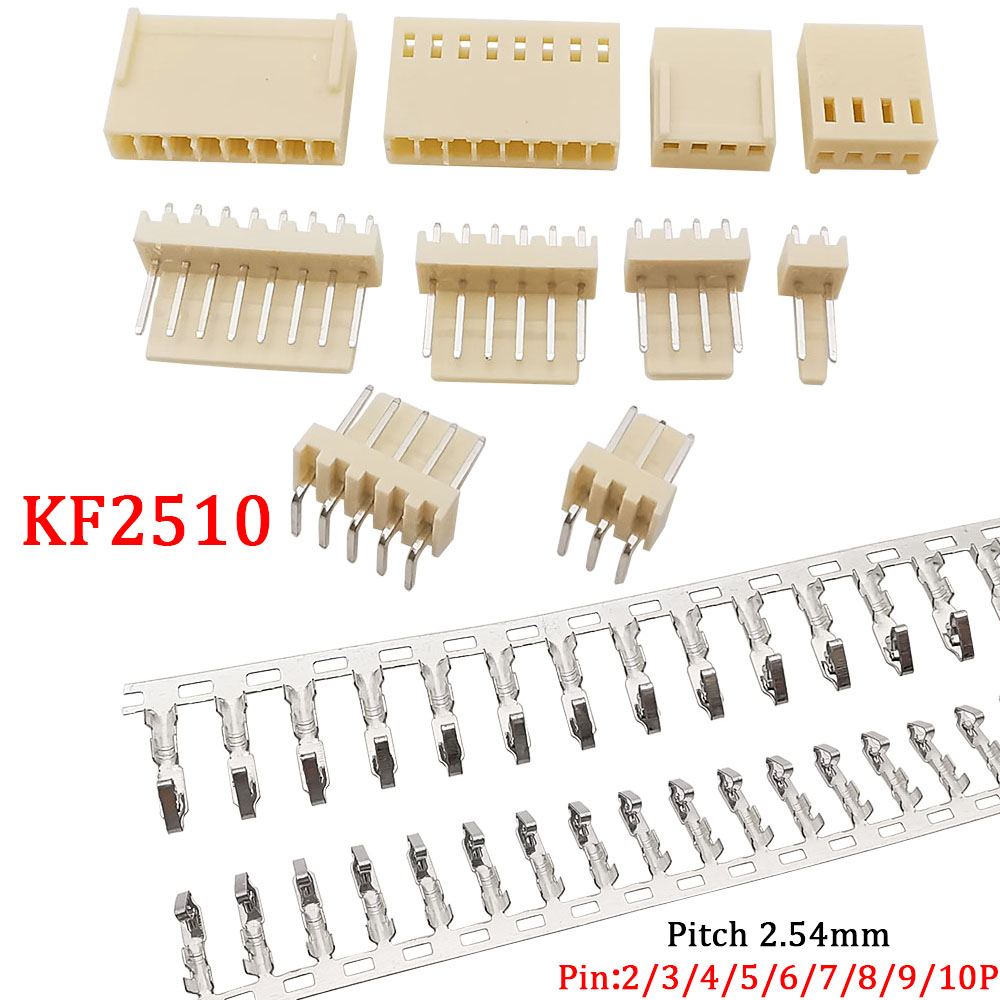 100Pcs KF2510 Connector 2.54mm - Male Female Header Pin reseña y precio