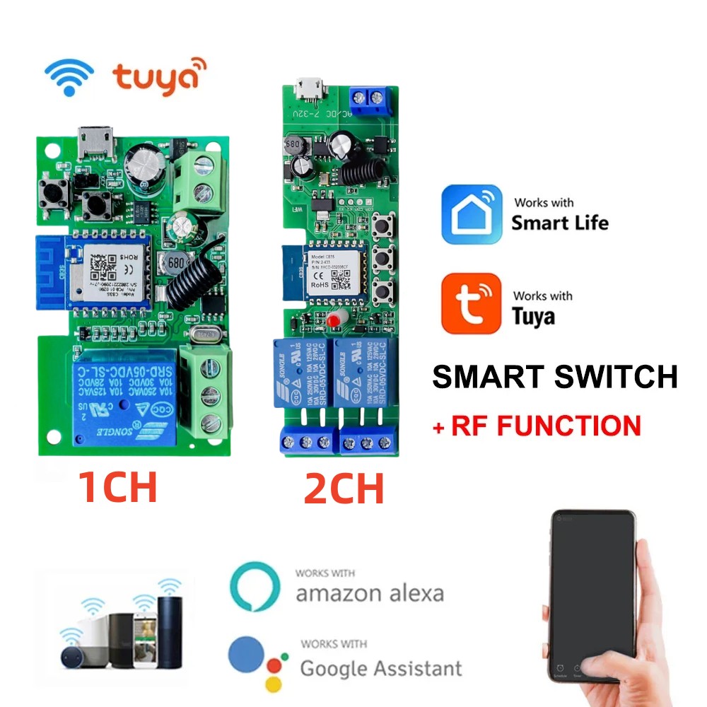 Alexa Smart Switch Tuya Smart  - Relay Module 5V reseña y precio