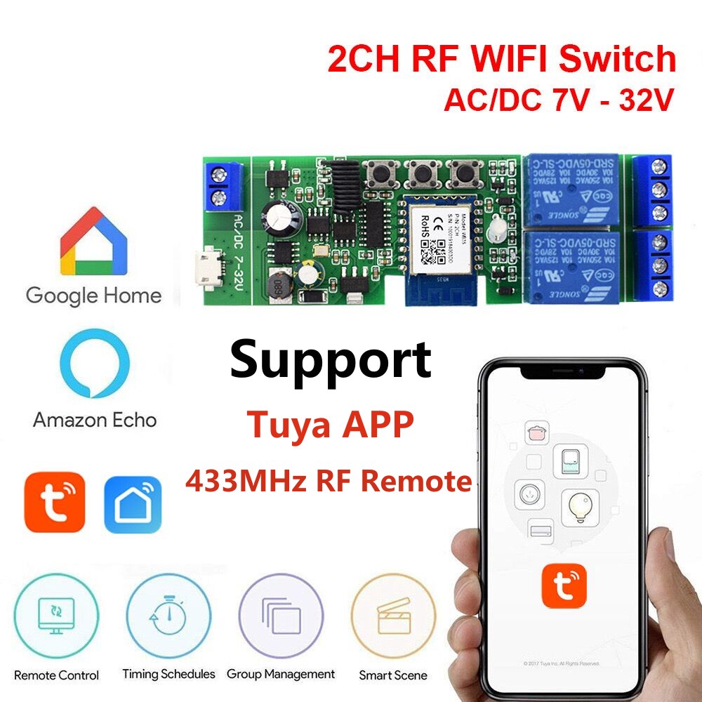 Alexa Smart Switch Tuya Smart  - Relay Module 5V reseña y precio