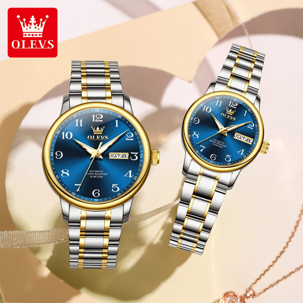 OLEVS 7072 Automatic Watches f - Push Button Tactile reseña y precio