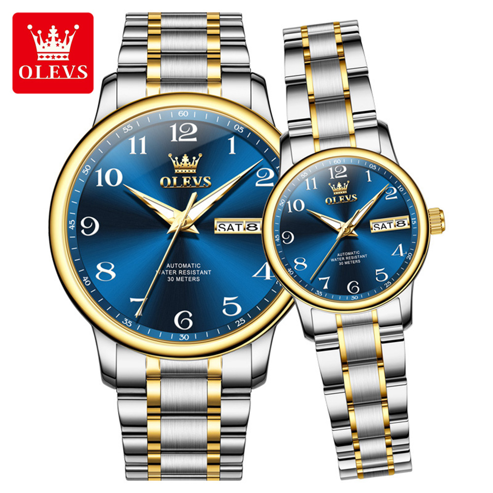 OLEVS 7072 Automatic Watches f - Push Button Tactile reseña y precio