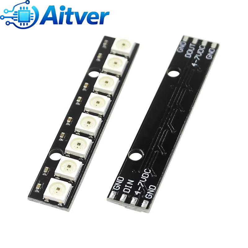 WS2812B 8Bit RGB LED Module 5V - Diy Electronics Address reseña y precio