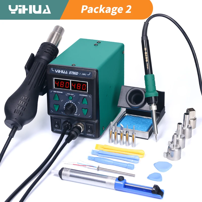 YIHUA 8786D Soldering Iron Hot - Useful Diy Electronics reseña y precio
