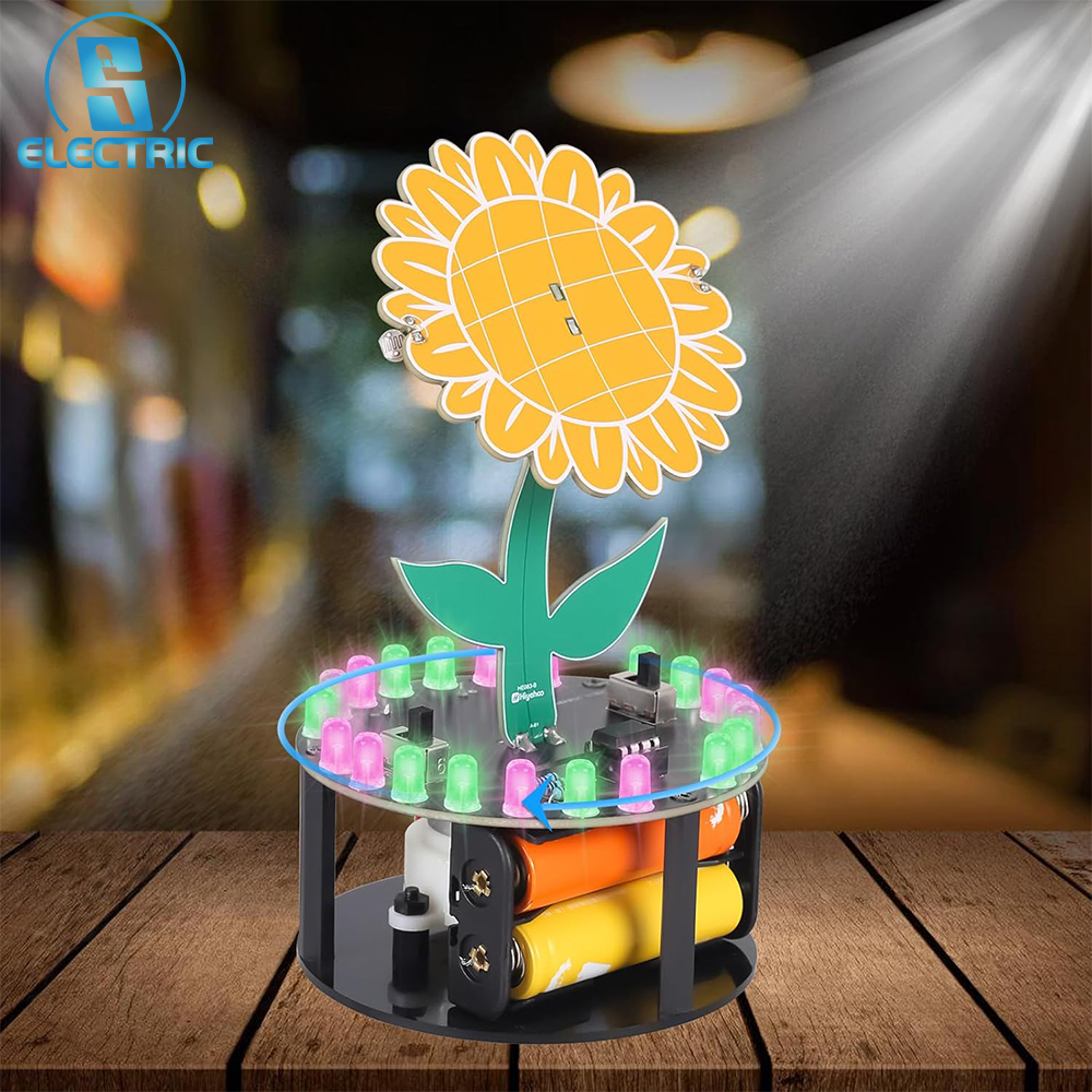 Light Chasing Sunflower Solder - Diy Electronics Ideas reseña y precio