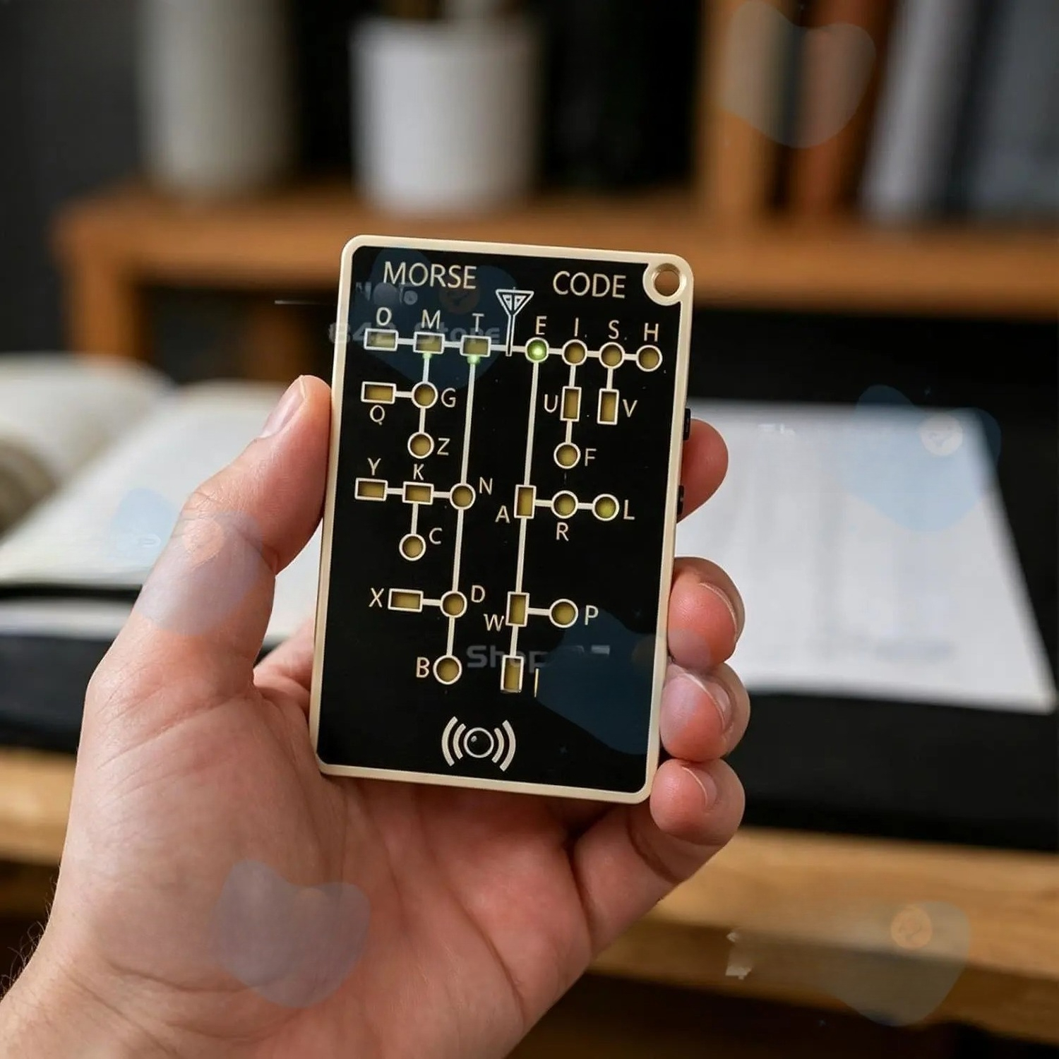 Morse Code Trainer Card Pro Le - Diy Electronics Projects For Adults reseña y precio