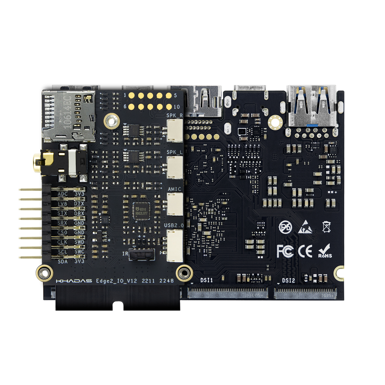 Khadas Edge2 IO Module with UH - Ir Infrared Receiver reseña y precio