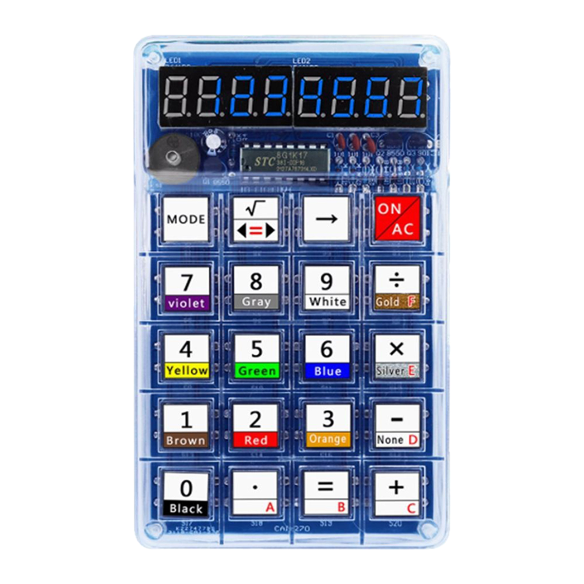 DIY Calculator Kit with LED Di - Diy Electronics Projects For Adults reseña y precio