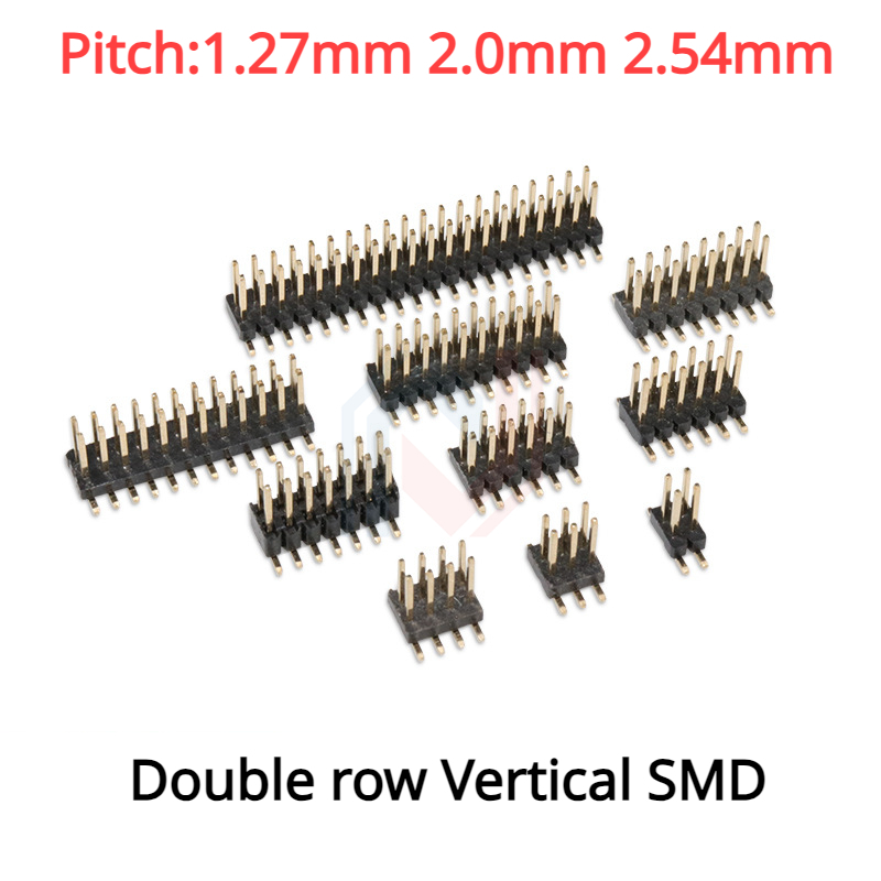 10Pcs 1.27mm 2.0mm 2.54mm Pitc - Male Female Header Pin reseña y precio