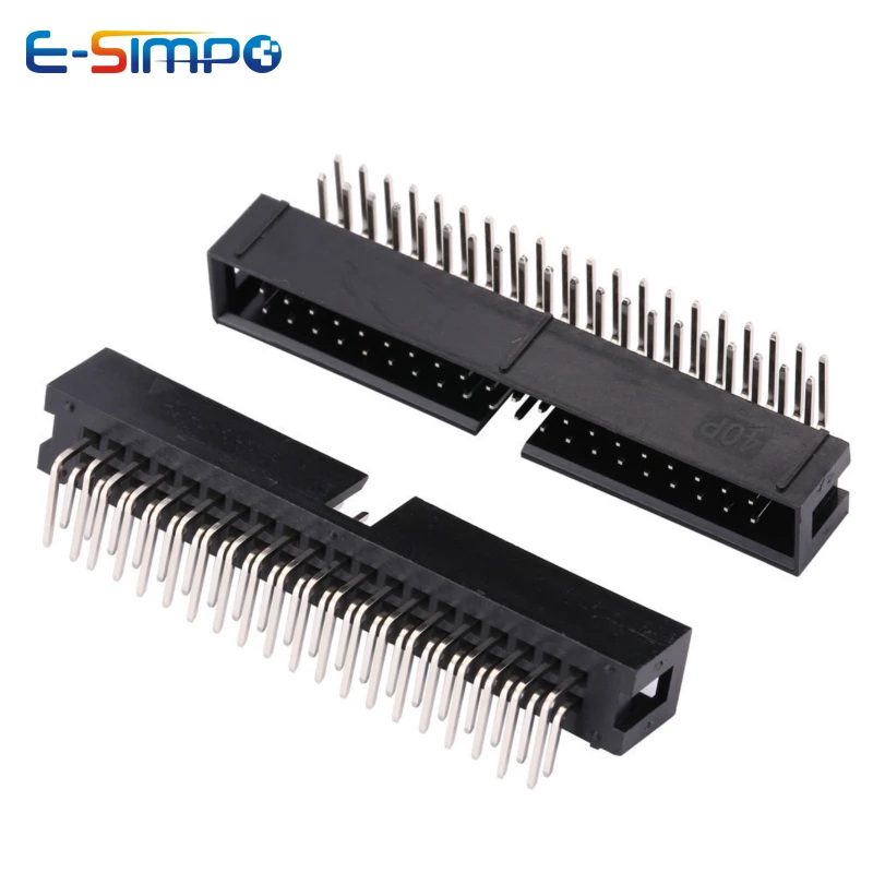 10pcs DC3 2.54mm DIP RA Right  - Male Female Header Pin reseña y precio