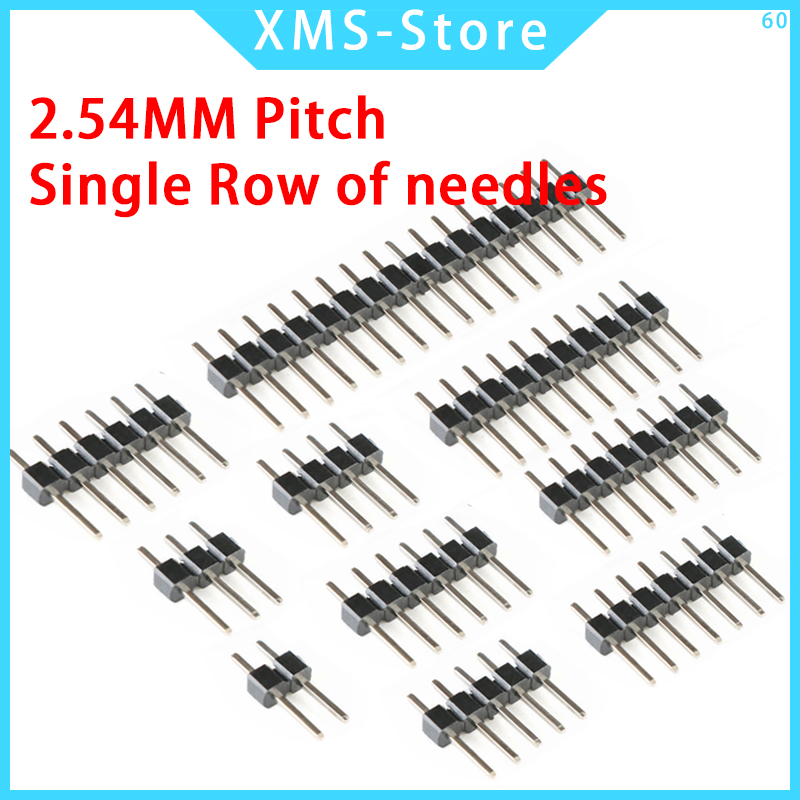 2.54mm Single Row Male PCB Boa - Male Female Header Pin reseña y precio