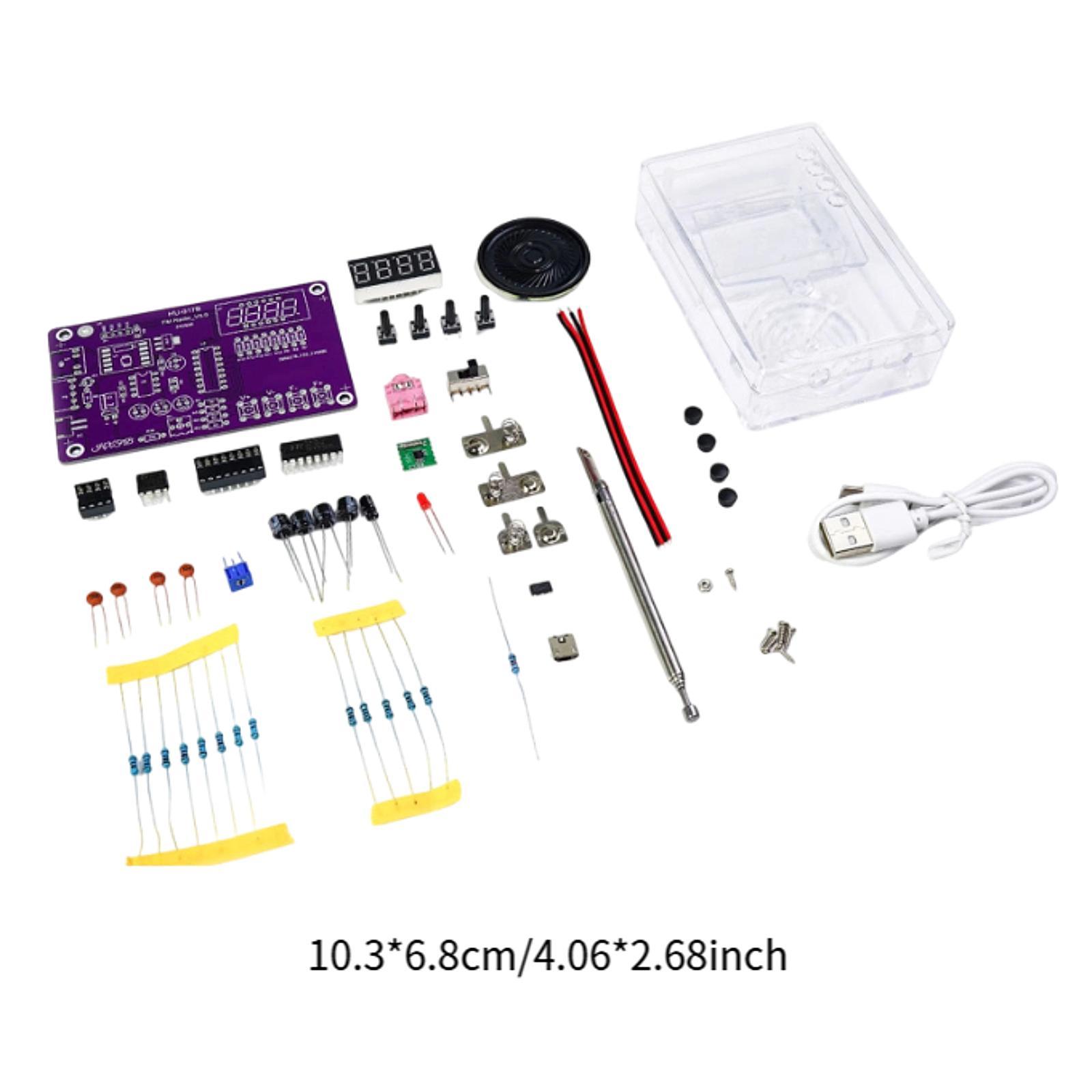 FM Radio Kit Electronic Solder - Diy Electronics Projects For Adults reseña y precio