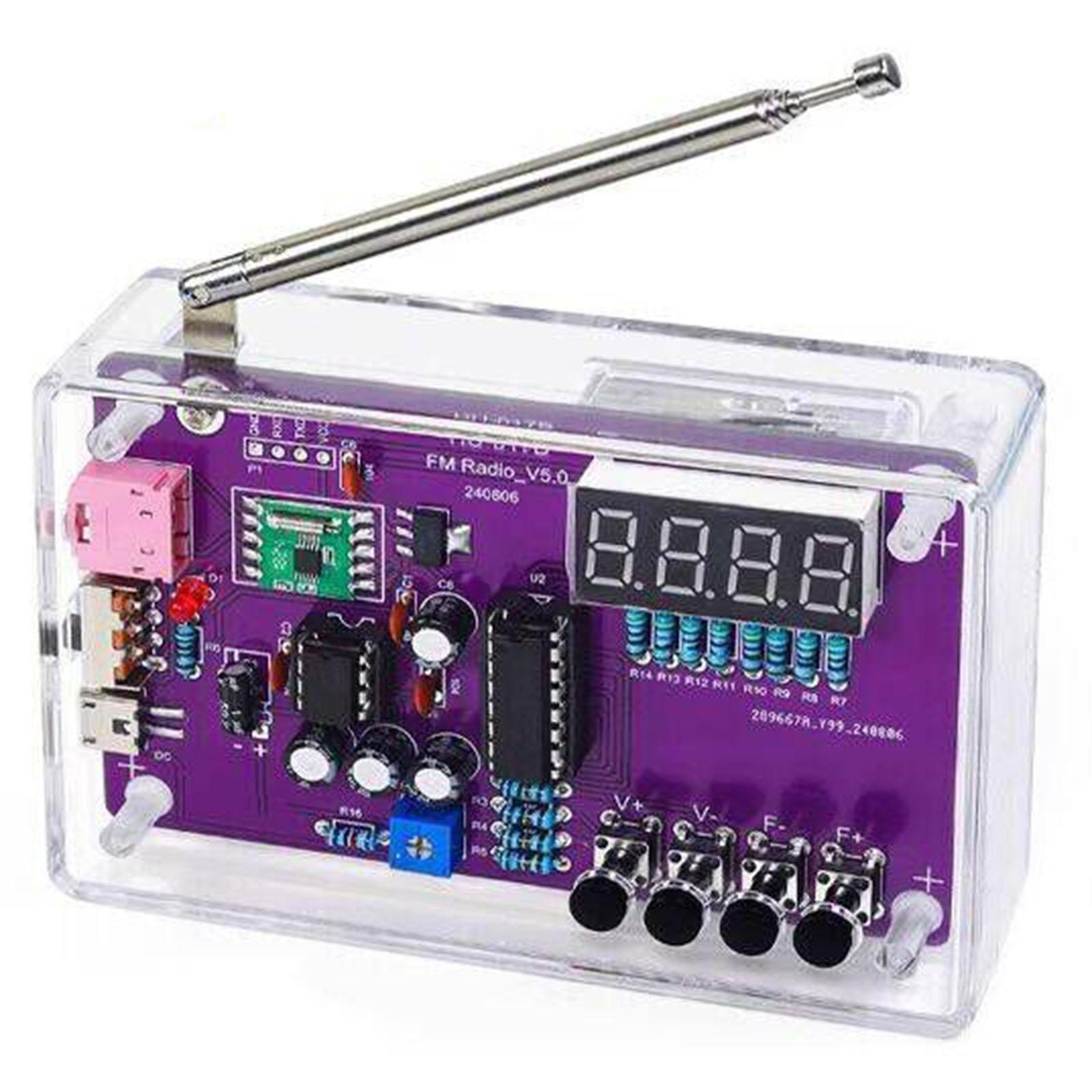 FM Radio Kit Electronic Solder - Diy Electronics Projects For Adults reseña y precio