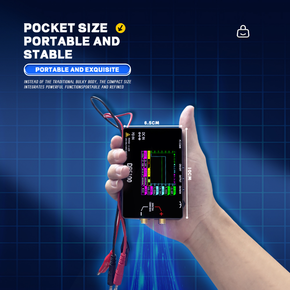 DPS100 Pocket Laboratory DC Po - Dc Power Supply Variable reseña y precio