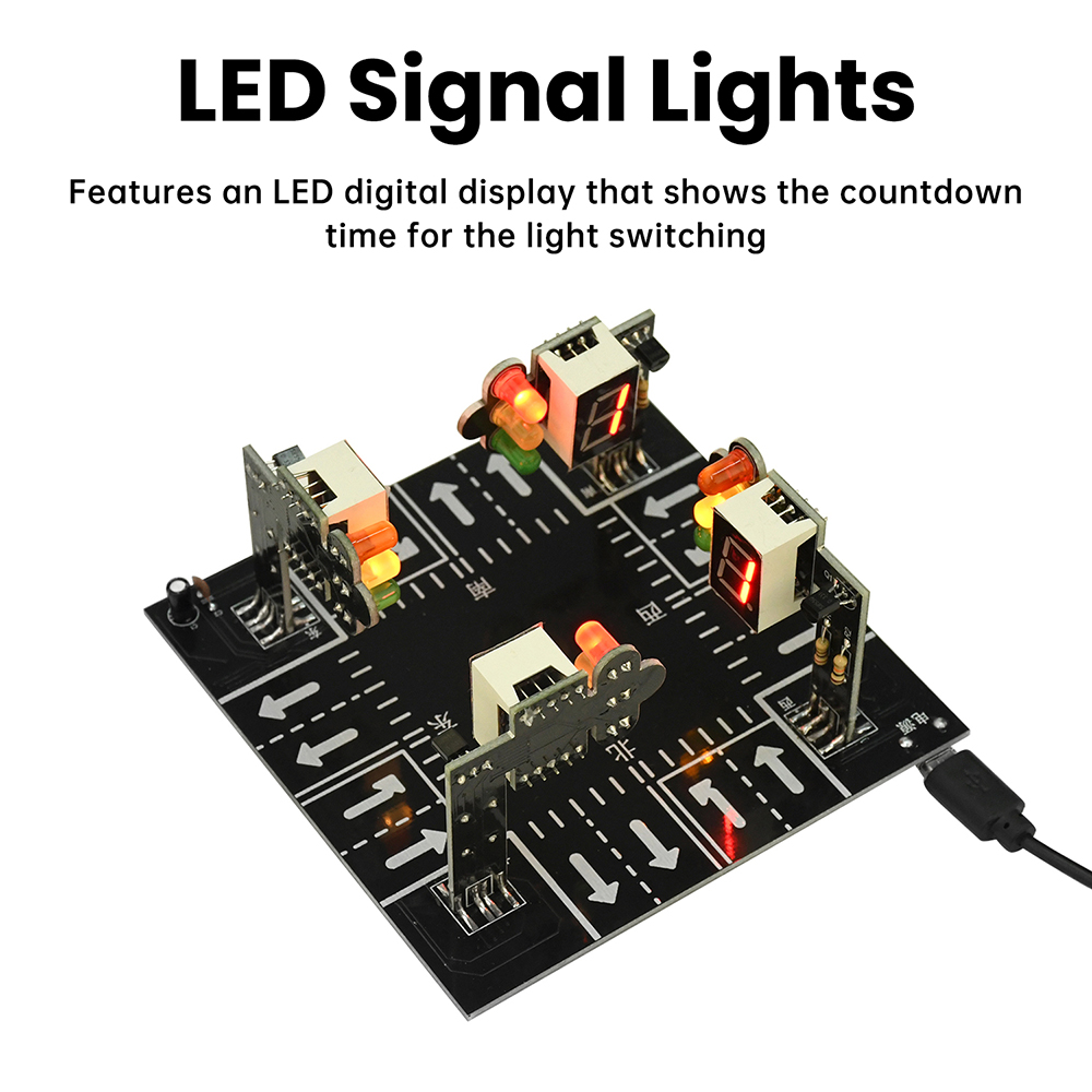 Traffic Light Simulator Kit wi - Diy Electronics Projects For Adults reseña y precio