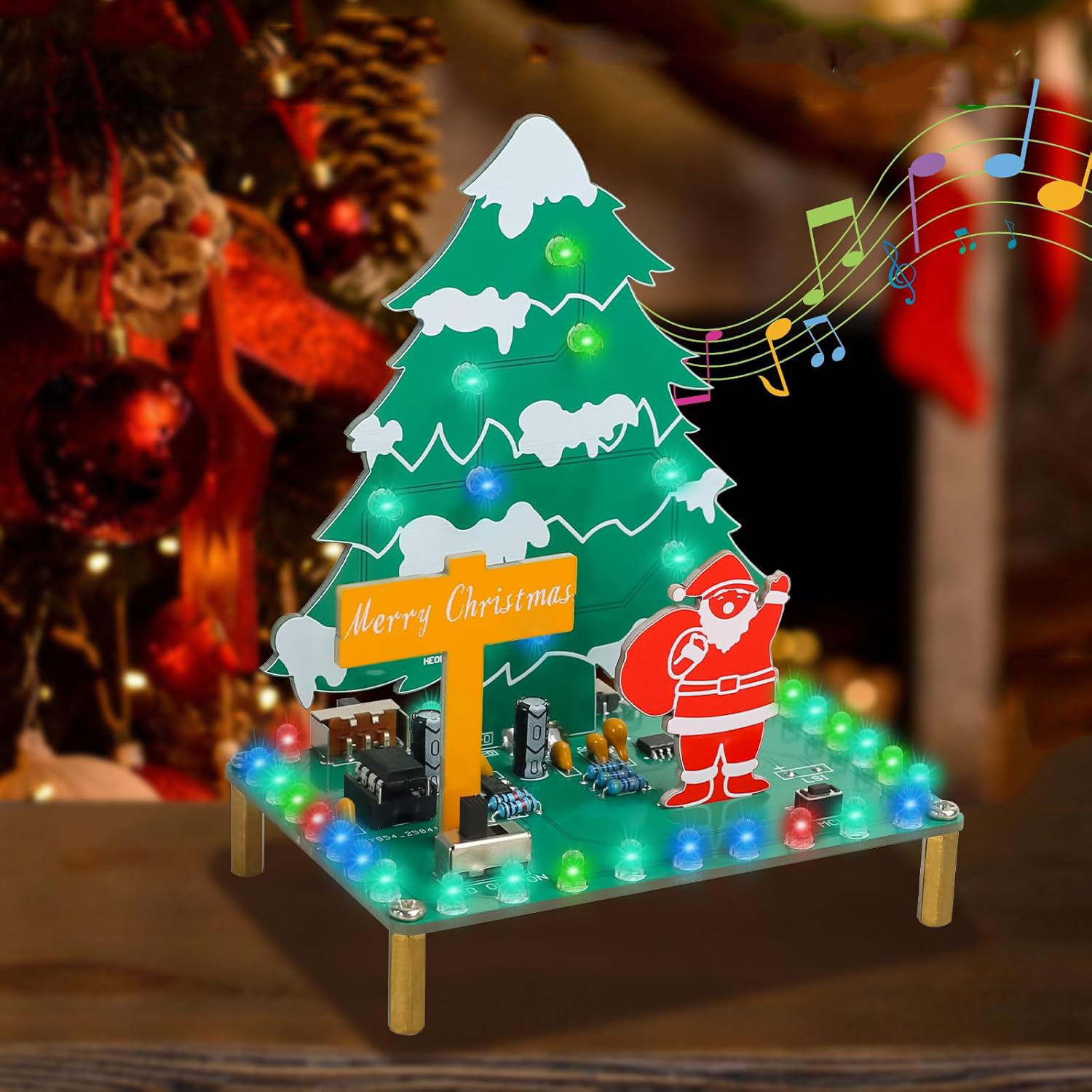 Musical Christmas Tree Solderi - Diy Electronics Projects For Adults reseña y precio